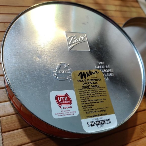 Scarecrow Pumpkin 7" Round Tin Can Container Barb Tourtillotte Illustrated Used - Picture 6 of 9